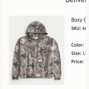Hollister Camo Hoodie
